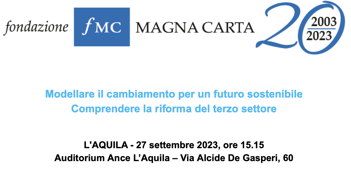 Modellare il cambiamento per un futuro sostenibile.&nbsp;Comprendere la riforma del terzo settore